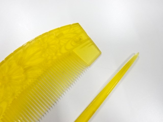  アンティーク　透かし　櫛・簪セット